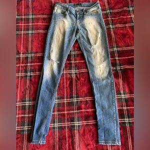 Papaya Washed Ripped Jeans